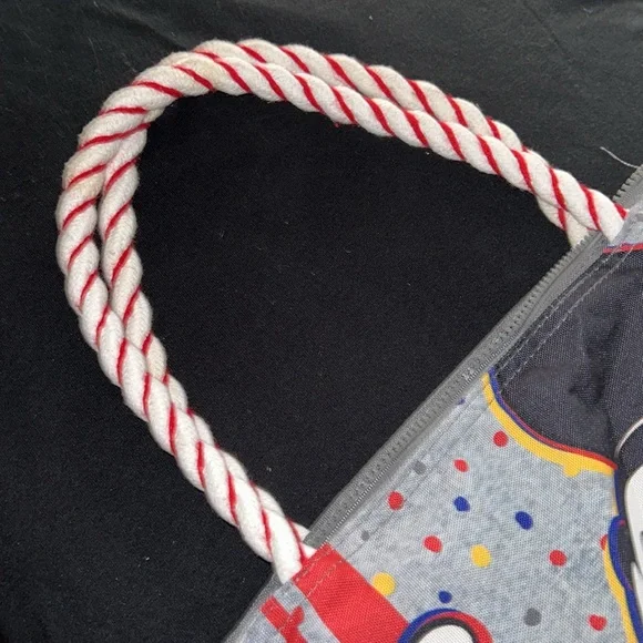 Disney Tote with Mickey print and top zipper closure - Picture 5 of 9